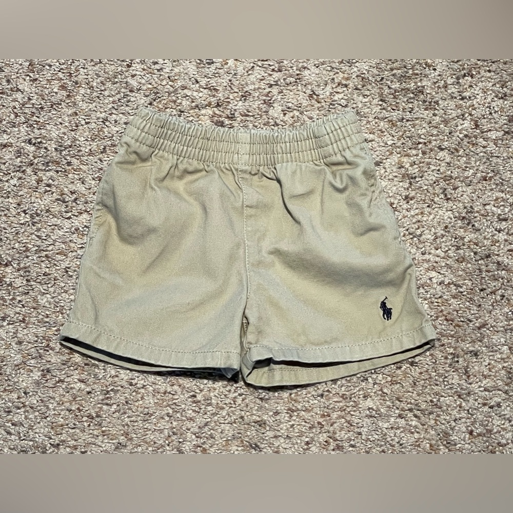 RALPH LAUREN | Baby Boys Classic Twill Pull-on Short | Size 9 Month | Khaki - Picture 3 of 5